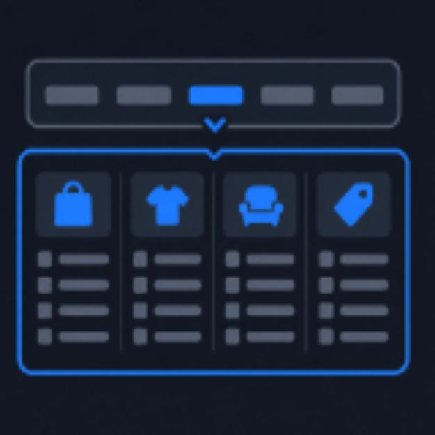 Bild von Mega Menu
